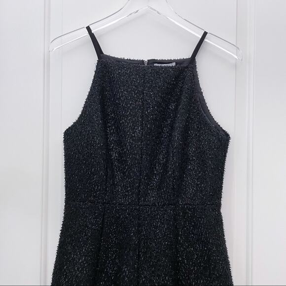 H&M Bodycon Dress Black Metallic Modern - Picture 13 of 16